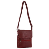 Milleni Nappa Leather Bag in Red