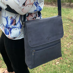 Milleni Nappa Leather Bag in Teal