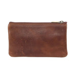 PIERRE CARDIN LEATHER COIN PURSE - TAN