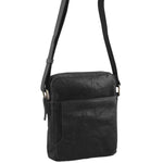Pierre Cardin Rustic Leather Black iPad Mini Bag