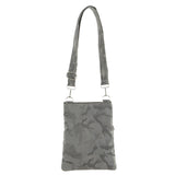 Pierre Cardin Anti-Theft Cross Body Travel Bag - Grey Camo