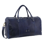 Pierre Cardin Smooth Leather Overnight Bag - Midnight