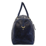 Pierre Cardin Smooth Leather Overnight Bag - Midnight