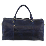 Pierre Cardin Smooth Leather Overnight Bag - Midnight