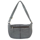 Pierre Cardin Burnished Leather Sling Bag - Black