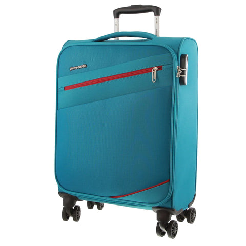 Pierre Cardin Soft Shell Cabin Case - Turquoise