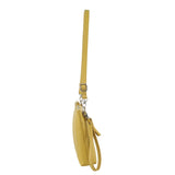 Pierre Cardin Ladies Leather Stitch Design Cross Body Bag - Yellow