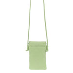 Pierre Cardin Leather Phone Bag - Jade