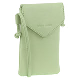 Pierre Cardin Leather Phone Bag - Jade