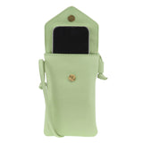 Pierre Cardin Leather Phone Bag - Jade