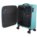 Pierre Cardin Soft Shell Cabin Case -  Turquoise