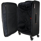 Pierre Cardin Large Soft Shell Case  - Black
