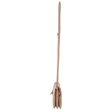 Pierre Cardin Leather Tassel Crossbody Bag -  Nude