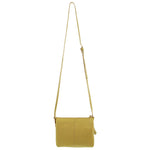 Pierre Cardin Leather Tassel Crossbody Bag - Yellow