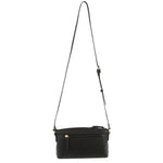 Pierre Cardin Leather Ladies Cross Body Bag - Black