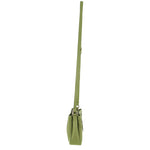 Pierre Cardin Leather Pleated Crossbody Bag - Leaf