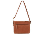 Pierre Cardin Classic Ladies Leather Cross Body Bag - Tan