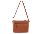 Pierre Cardin Classic Ladies Leather Cross Body Bag - Tan