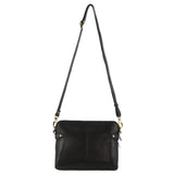 Pierre Cardin Leather Crossbody Bag - Black