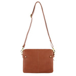 Pierre Cardin Leather Crossbody Bag - Tan