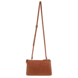 Pierre Cardin Ladies Leather Cross Body Bag - Tan