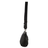 Pierre Cardin Stamped Leather Cross Body Bag - Black