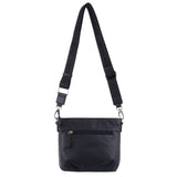 Pierre Cardin Stamped Leather Cross Body Bag - Navy