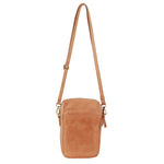Pierre Cardin Embossed Leather Phone Bag - Apricot
