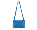 Pierre Cardin Small Leather Cross Body Bag - Aqua