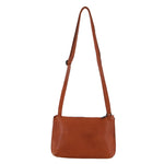 Pierre Cardin Small Leather Cross Body Bag - Cognac