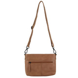 Pierre Cardin Leather Cross-Body Bag - Burro