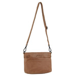 Pierre Cardin Leather Cross-Body Bag - Burro