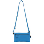 Pierre Cardin Leather Multiway Cross Body Bag - Aqua