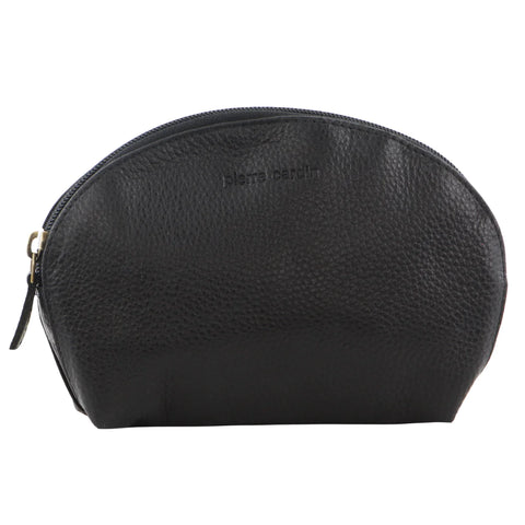 Pierre Cardin Ladies Leather Coin Purse - Black