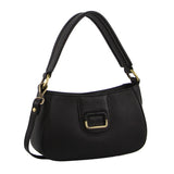 Pierre Cardin Ladies leather Flap Over Bag - Black