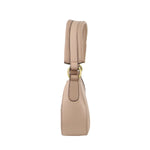 Pierre Cardin Ladies leather Flap Over Bag - Nude