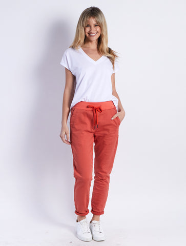 Monaco Jeans - Riley Joggers - Rust