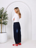 Leo Barrel Leg Jeans - Ink