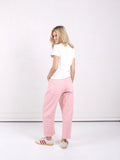 Leo Barrel Leg Jeans - Sand Blush