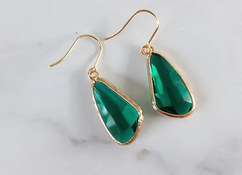 Petina - Gold with Emerald Glass