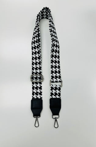 Fashion Bag Strap - Abstract Black and White 3