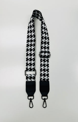 Fashion Bag Strap - Abstract Black and White 2