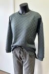 Quilted Jumper - Petrol