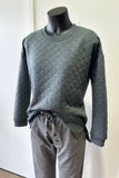 Quilted Jumper - Petrol