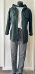Suzy D Bridget Longline Jacket with Hood - Olive