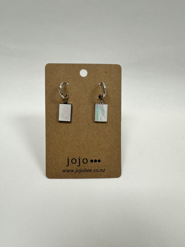 Shell Rectangle - Silver
