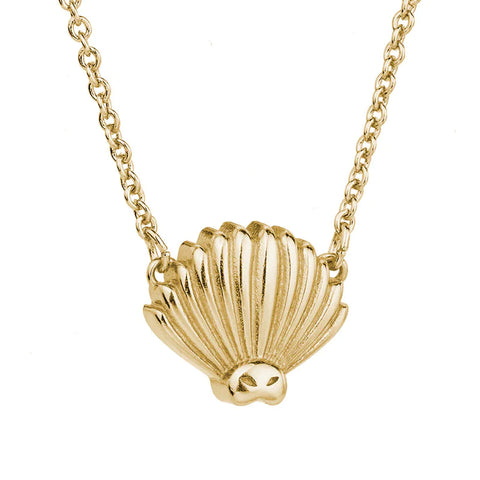 Piwakawaka (Fantail) Necklace - Gold