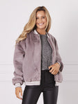Rowen Bomber Jacket - Grey