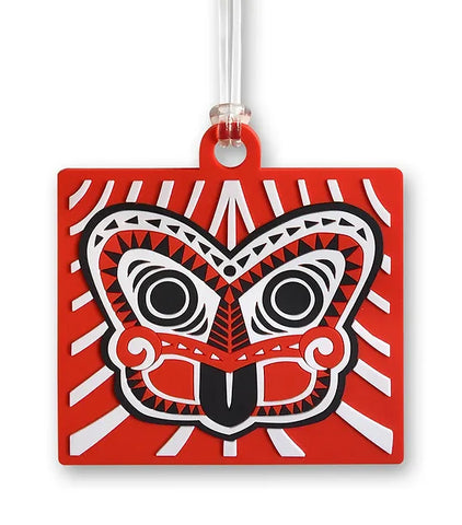 Scandi Tiki Luggage Tag