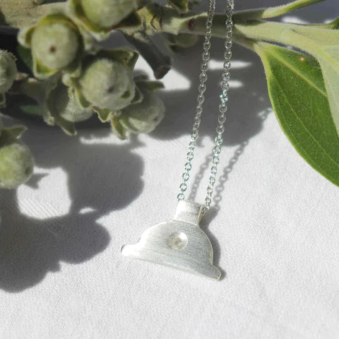 SHEPHERD'S WHISTLE NECKLACE - SILVER